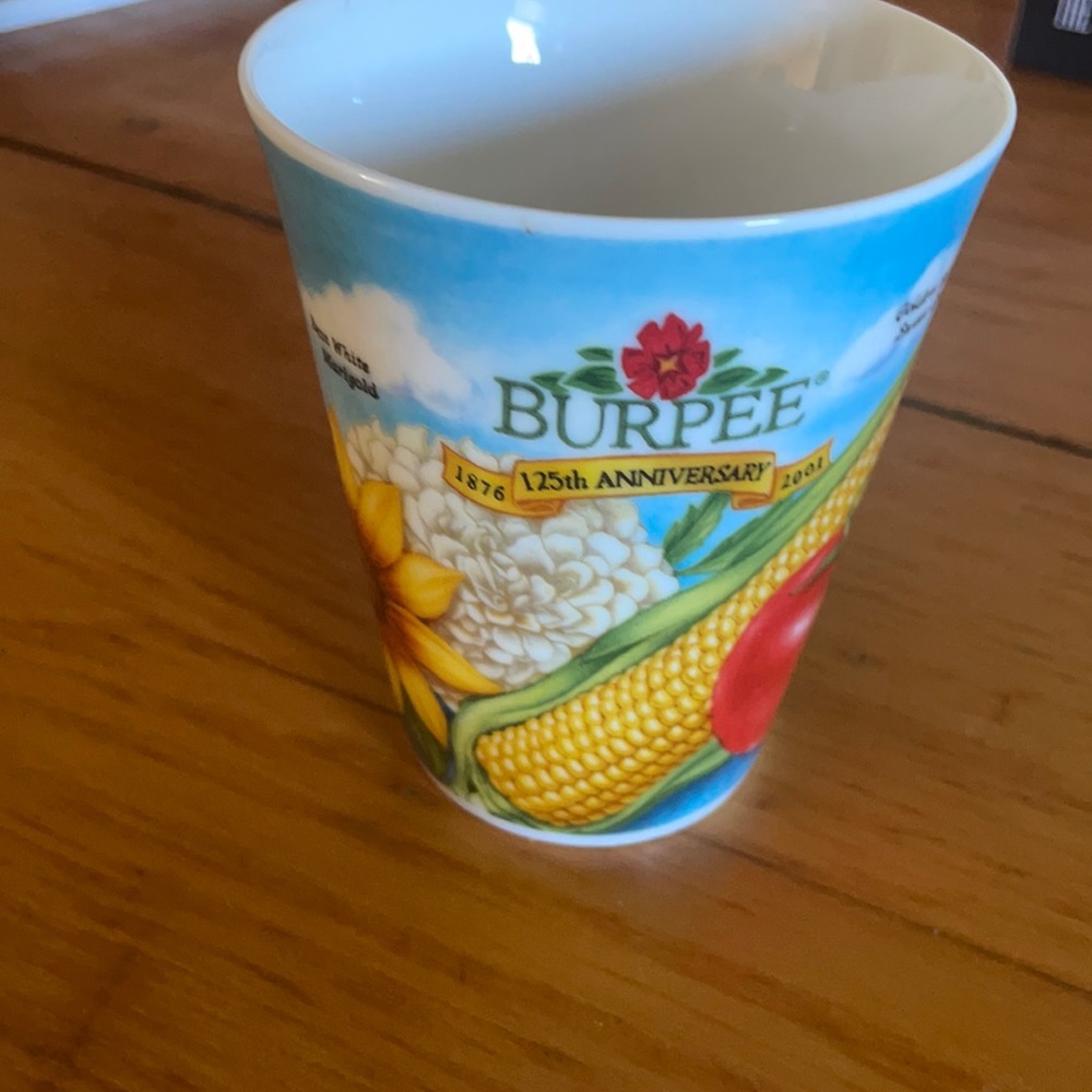 Burpee 125th anniversary mug